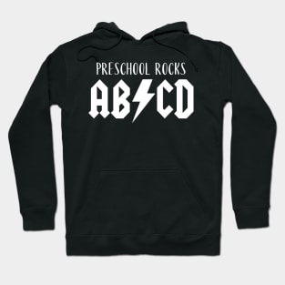 Preschool Rocks Shirt Cute Funny Gift For Teachers Abcd Rock Hoodie